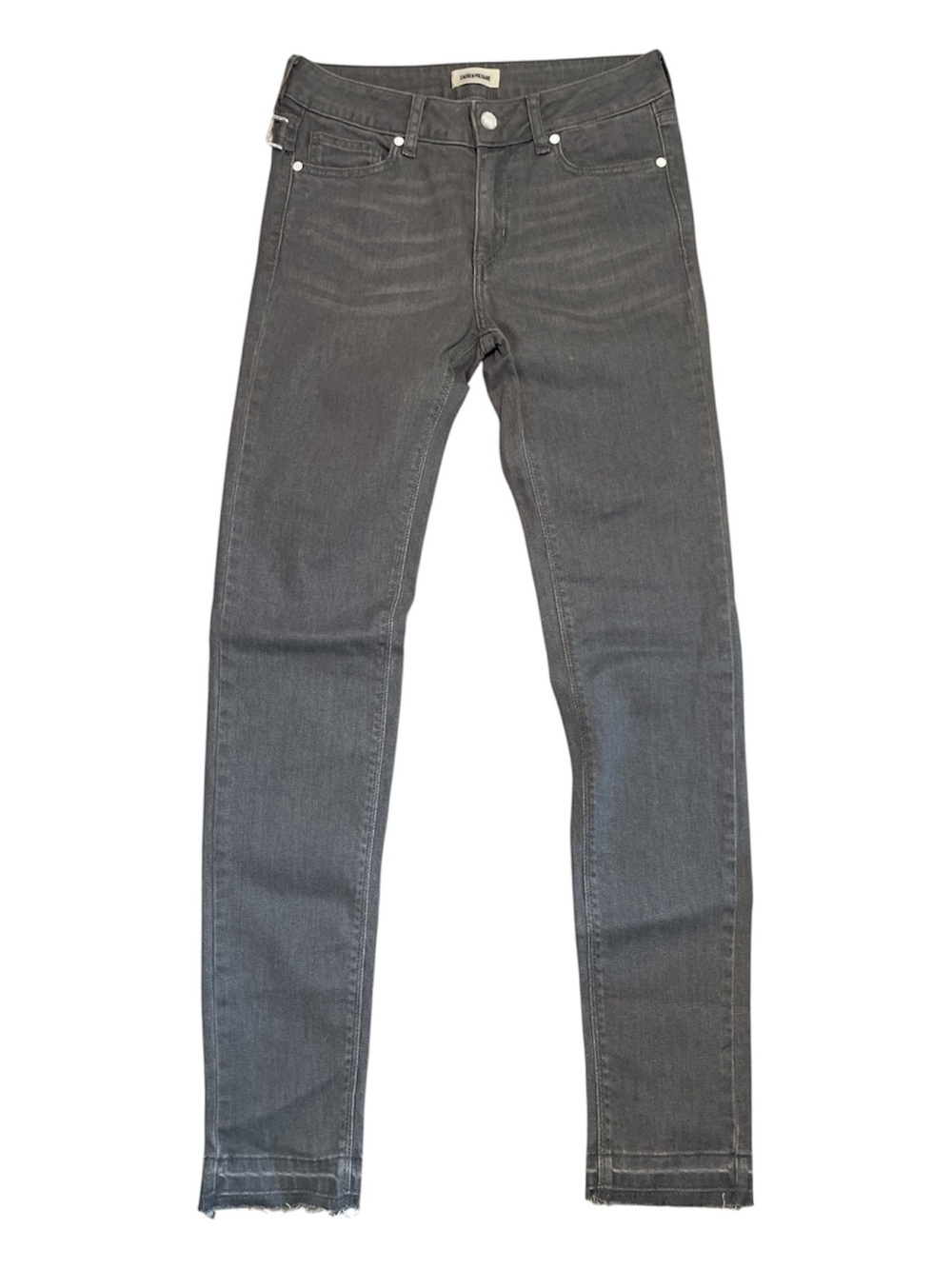 Zadig & Voltaire Gray Eva Slim Jeans sz 26